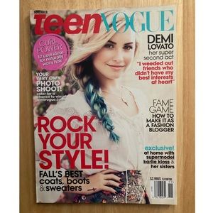 Teen Vogue Magazine November 2012 Demi Lovato
